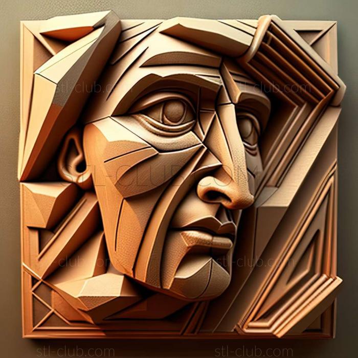 3D model Cubism (STL)